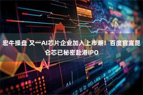 宏牛操盘 又一AI芯片企业加入上市潮！百度官宣昆仑芯已秘密赴港IPO
